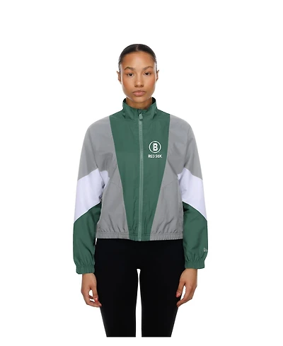 New Era Women's Boston Red Sox Leisure City Connect Color Block Full-Zip Windbreaker