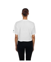 New Era Women's Philadelphia Eagles Mesh Cropped T-Shirt