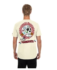 New Era Men's Natural Arizona Diamondbacks Dia de los Muertos Sugar Skull T-Shirt