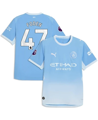 Puma Men's Phil Foden Light Blue Manchester City 2026/27 Home On-Field Authentic Jersey