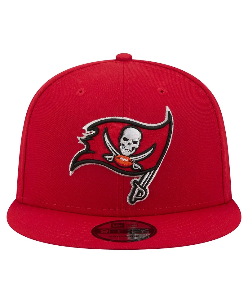 New Era Men's Red Tampa Bay Buccaneers 9FIFTY Snapback Hat