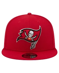 New Era Men's Red Tampa Bay Buccaneers 9FIFTY Snapback Hat
