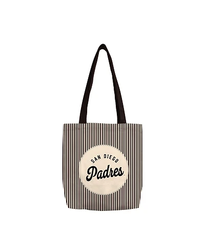 Logo Brands Black San Diego Padres Classic Canvas Tote