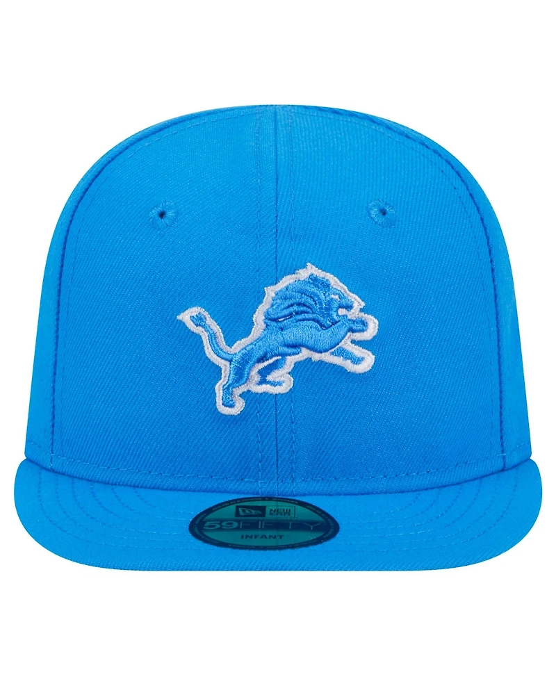 New Era Baby Boys and Girls Blue Detroit Lions My 1st 59FIFTY Fitted Hat