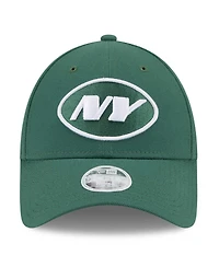 New Era Women's Green New York Jets Simple Adjustable 9FORTY Hat