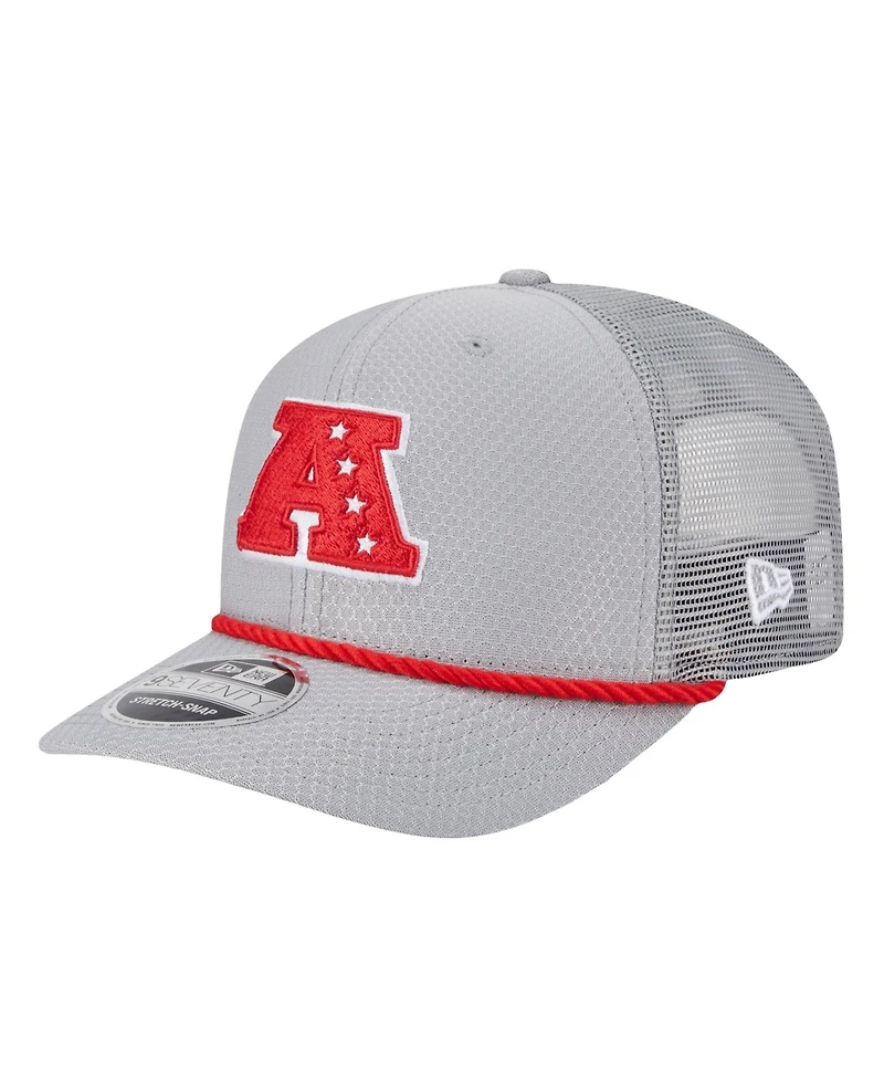 New Era Men's Gray Miami Dolphins 2025 Pro Bowl 9SEVENTY Stretch-Snap Hat