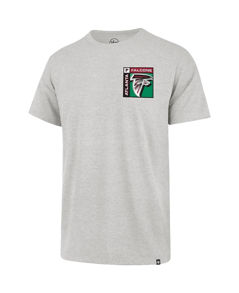 '47 Brand Men's Gray Atlanta Falcons Chrome Plate Franklin T-Shirt