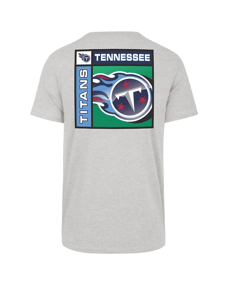 '47 Brand Men's Gray Tennessee Titans Chrome Plate Franklin T-Shirt