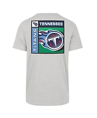 '47 Brand Men's Gray Tennessee Titans Chrome Plate Franklin T-Shirt