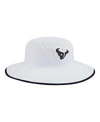 New Era Men's White Houston Texans 2025 Nfl Training Camp Panama Bucket Hat