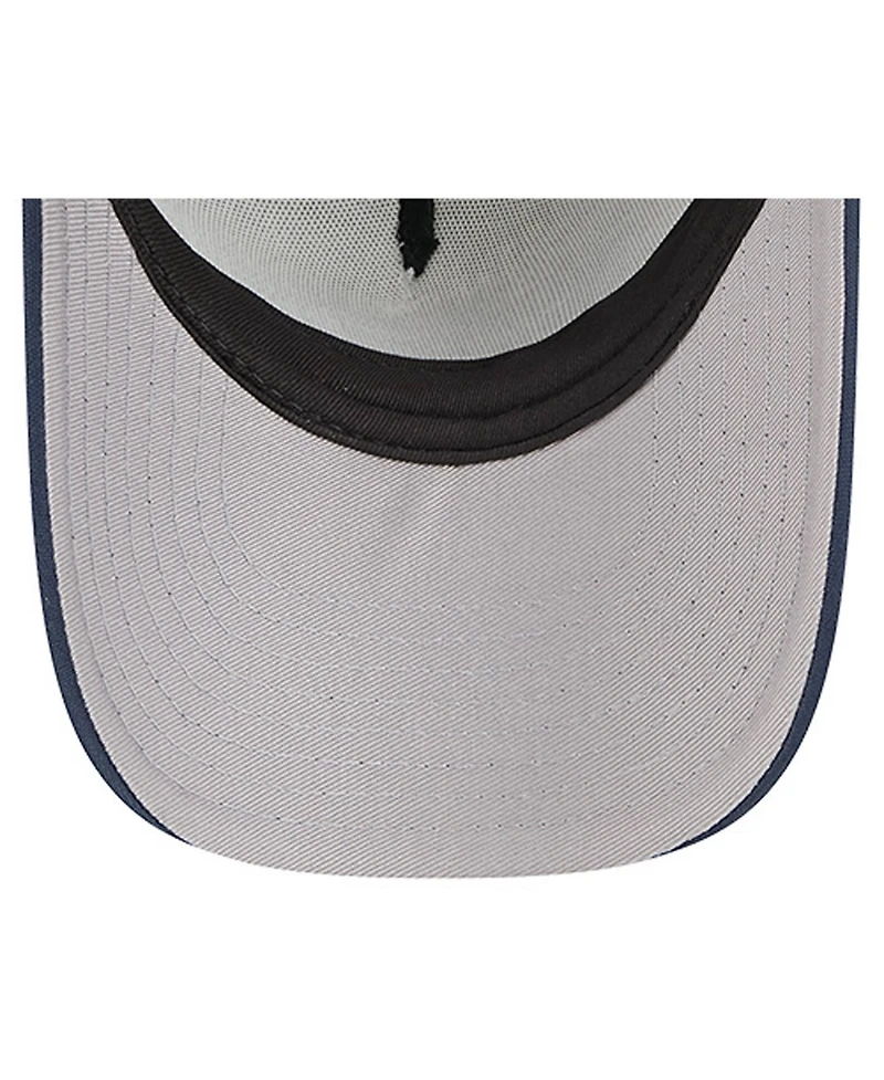 New Era Big Boys and Girls White/Navy Dallas Cowboys Streak 9FORTY A-Frame Adjustable Hat