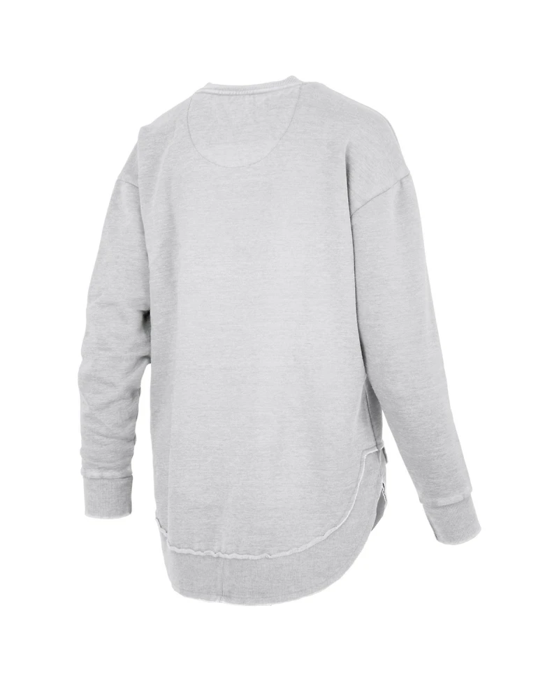 Pressbox Women's Georgia Bulldogs Marcus East Hall Poncho Graphic V-Neck Sweatshirt