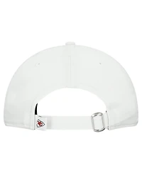 New Era Women's White Kansas City Chiefs Team Fan 9TWENTY Adjustable Hat