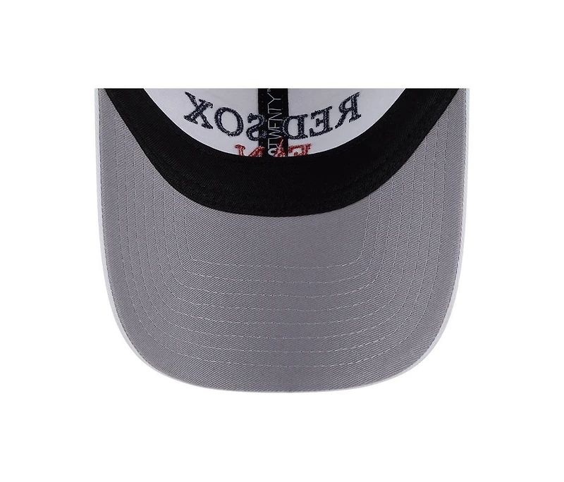 New Era Women's White Boston Red Sox Team Fan 9TWENTY Adjustable Hat