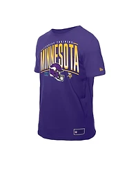 New Era Men's Purple Minnesota Vikings Combine Authentic Training Throwback T-Shirt