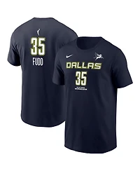 Nike Men's Azzi Fudd Navy Dallas Wings Explorer Edition Name Number T-Shirt