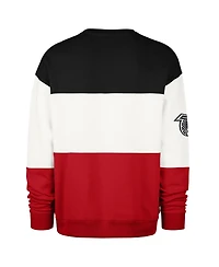 '47 Brand Men's White Atlanta Falcons Sundays Breeze By Maximalist Sweatshirt