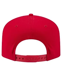 New Era Men's Red Philadelphia Phillies Stacked 19TWENTY Adjustable Hat
