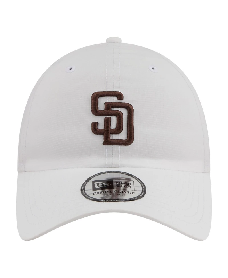 New Era Men's White San Diego Padres Ripstop Casual Classic Adjustable Hat