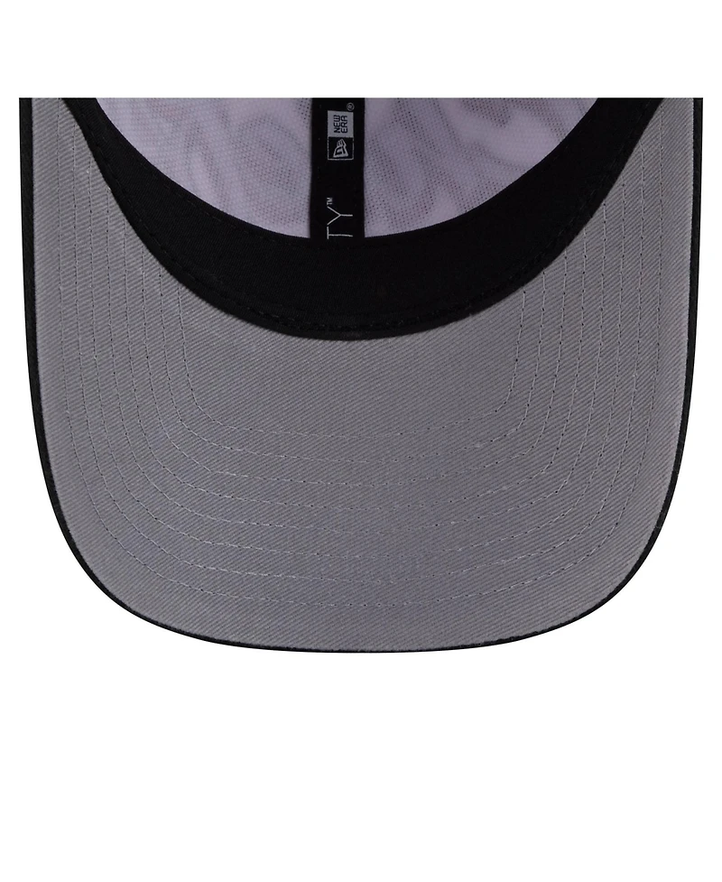 New Era Men's White Kansas City Chiefs Team Loyal A-Frame 9FORTY Adjustable Hat