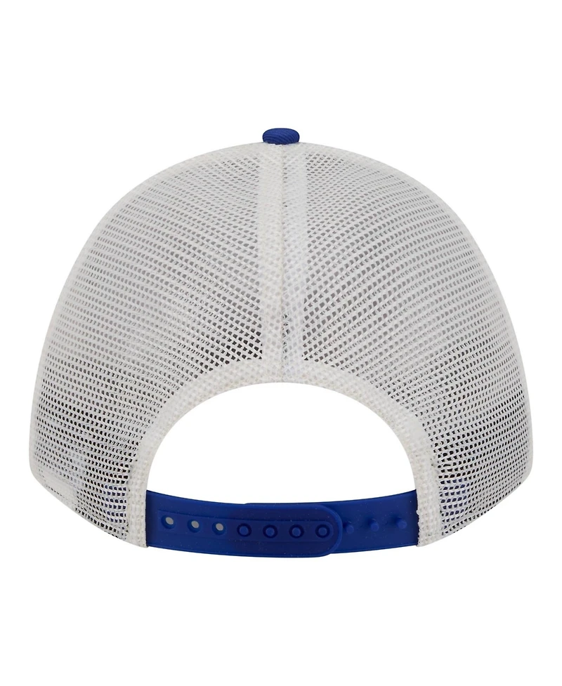 New Era Women's Cream/Royal Buffalo Bills Retro A-Frame 9FORTY Adjustable Hat