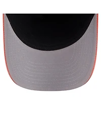 New Era Men's Black/Orange Baltimore Orioles Felt M-Crown 9FORTY Adjustable Hat
