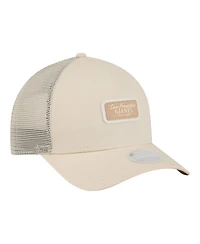 New Era Women's Light Beige San Francisco Giants Tonal Patch 9FORTY M-Crown A-Frame Trucker Adjustable Hat
