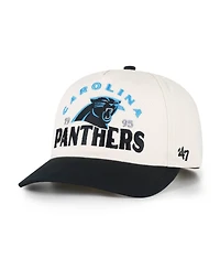 47 Brand Men's Natural Carolina Panthers Arcitext Hitch Adjustable Hat