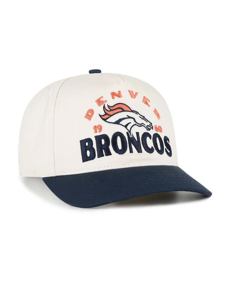 47 Brand Men's Natural Denver Broncos Arcitext Hitch Adjustable Hat