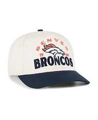 47 Brand Men's Natural Denver Broncos Arcitext Hitch Adjustable Hat