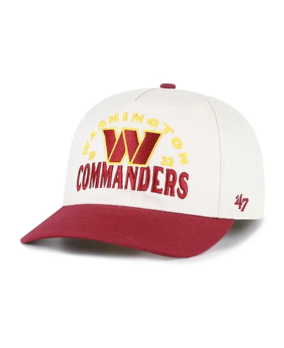 47 Brand Men's Natural Washington Commanders Arcitext Hitch Adjustable Hat
