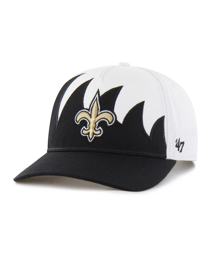 47 Brand Men's White New Orleans Saints Jagged Hitch Adjustable Hat