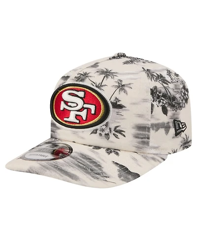 New Era Men's White San Francisco 49ers Tropics 19TWENTY Adjustable Hat