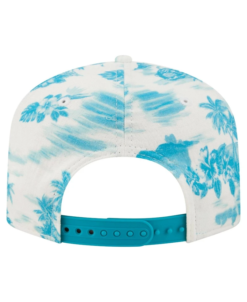 New Era Men's White Miami Dolphins Tropics 19TWENTY Adjustable Hat