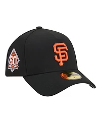 New Era Men's Black San Francisco Giants A-Frame 59FORTY Fitted Hat