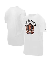 New Era Men's White San Francisco Giants Fleur Domestic T-Shirt