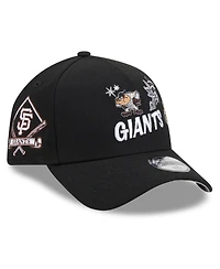 New Era Big Boys and Girls Black San Francisco Giants Looney Tunes A-Frame 9FORTY Adjustable Hat