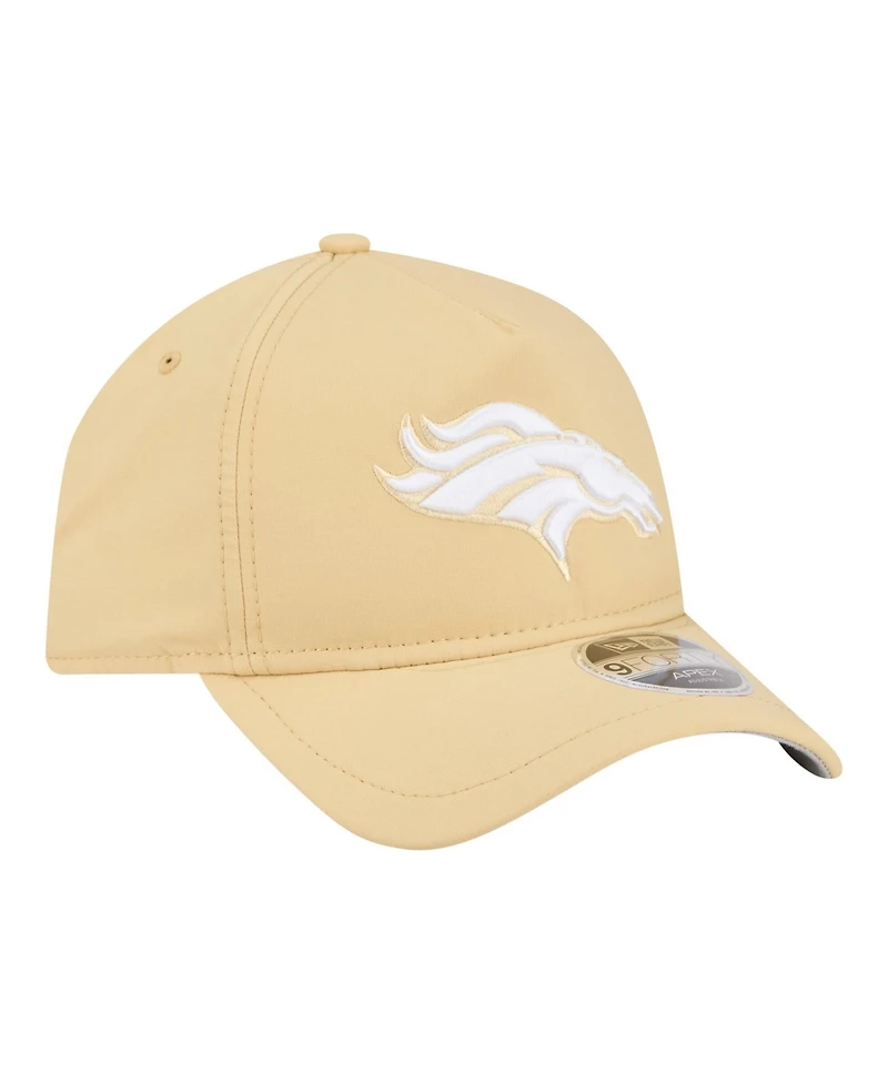 New Era Men's Tan Denver Broncos Apex 9FORTY Adjustable Hat