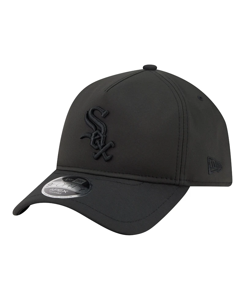 New Era Men's Black Chicago White Sox Injection Apex 9FORTY Adjustable Hat