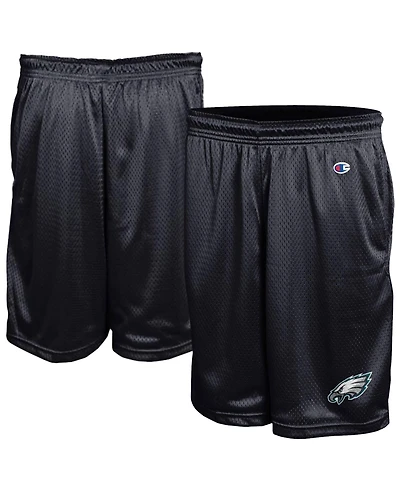 Champion Men's Black Philadelphia Eagles Classic Mesh Shorts