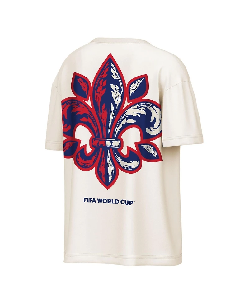 Outerstuff Men's Cream France Fifa World Cup 2026 Livery Oversized T-Shirt