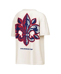 Outerstuff Men's Cream France Fifa World Cup 2026 Livery Oversized T-Shirt