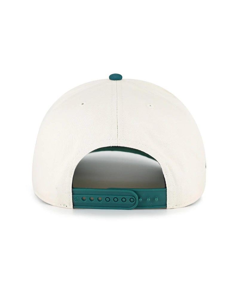 '47 Brand Men's Natural Philadelphia Eagles Frame Out Two Tone Hitch Adjustable Hat
