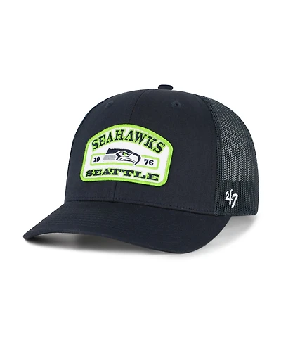 47 Brand Men's College Navy Seattle Seahawks Roadway Adjustable Trucker Hat