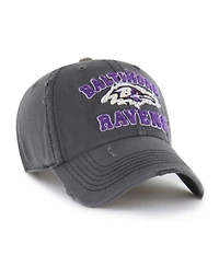 '47 Brand Men's Charcoal Baltimore Ravens Seymoore Clean Up Adjustable Hat