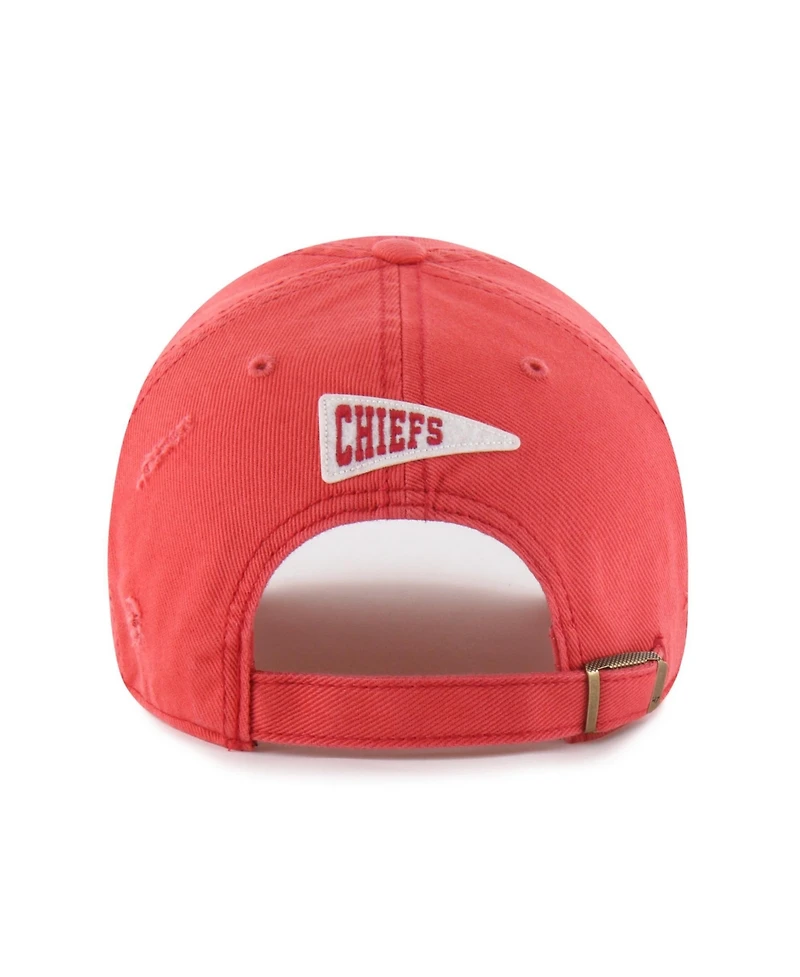'47 Brand Men's Red Kansas City Chiefs Seymoore Clean Up Adjustable Hat