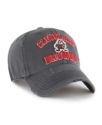 '47 Brand Men's Charcoal Cleveland Browns Seymoore Clean Up Adjustable Hat