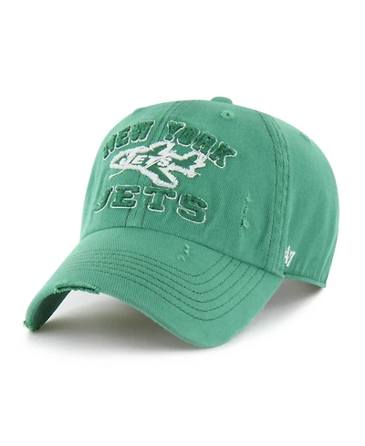 '47 Brand Men's Green New York Jets Seymoore Clean Up Adjustable Hat