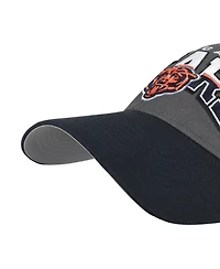 '47 Brand Men's Charcoal Chicago Bears Split Block Mvp Adjustable Hat