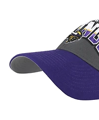'47 Brand Men's Charcoal Minnesota Vikings Split Block Mvp Adjustable Hat